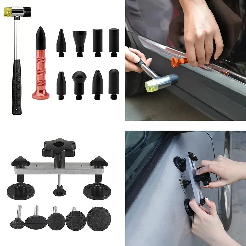 Car Edge Repair Paintless Dent Puller Crimping Pliers Hood Door Edge Clip Kit Edge Trimming Pliers Flat Hole Caliper Tools Clip