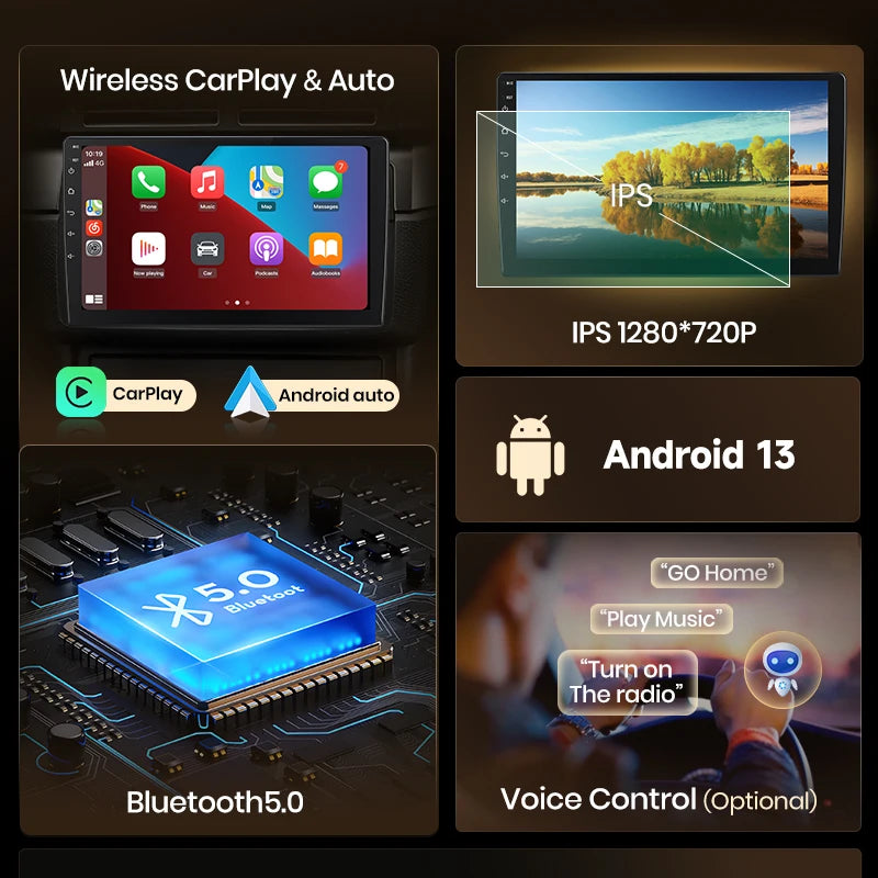 Junsun 7" 9" Universal CarPlay Android Auto Radio for VW Volkswagen Fiat Renault Nissan Hyundai 4G Wifi Car Multimedia autoradio