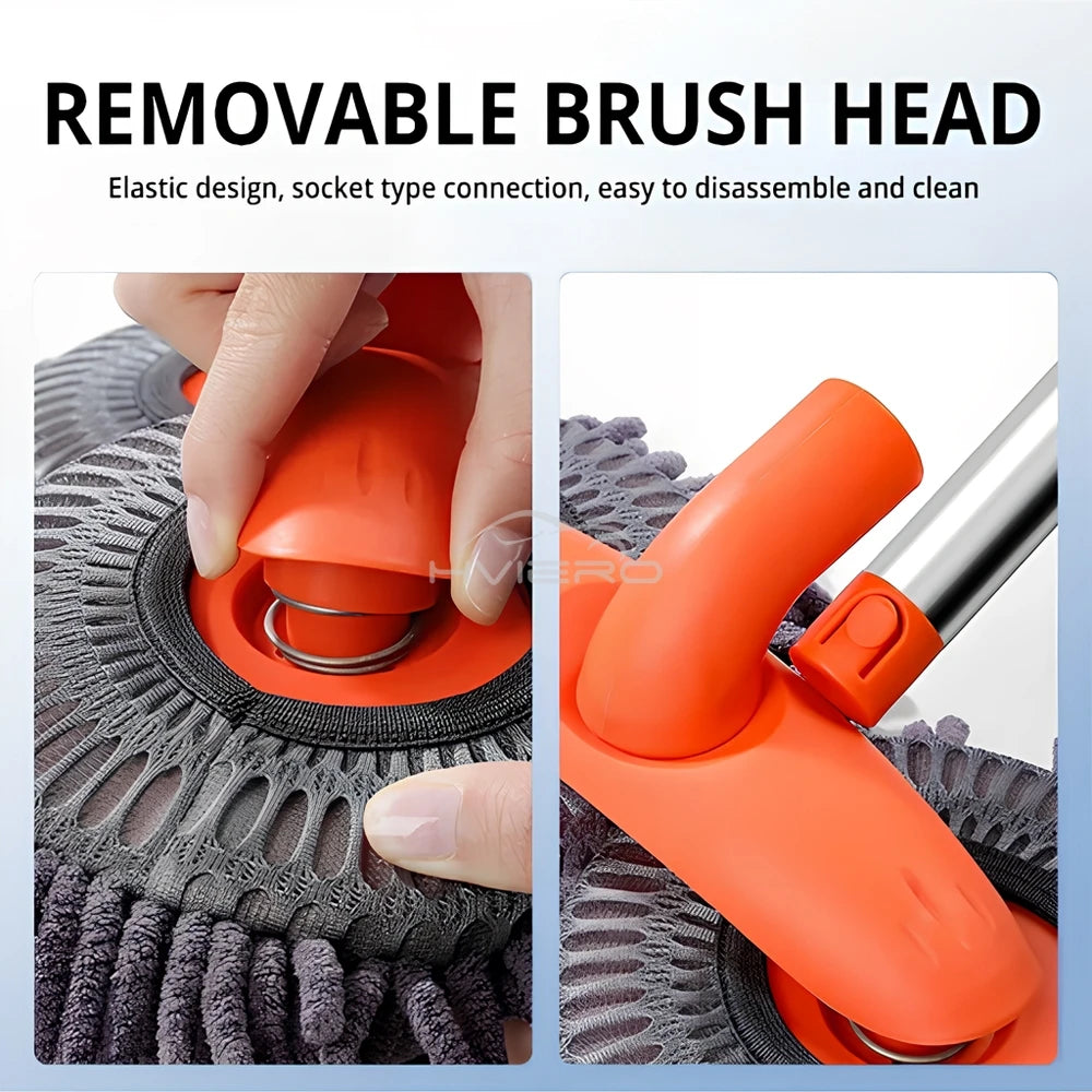 1pcs Multipurpose Car Cleaning Brush Washer Mop Chenille Double Brushs Head Roof Window Clean Three-Section Telescopic Wash Tool