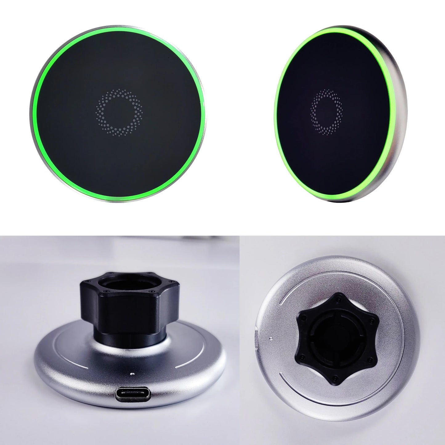 For Hyundai Sonata LF 2015 2016 2017 2018 2019 Magnetic Car Phone Holder 15W Wireless Charging Phone Stand MagSafe Base