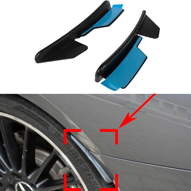 For Benz C117 CLA45 CLA180 CLA200 CLA250 AMG 2013-2019 Rear Bumper Fender Flares Mud Flaps Guards Wheel Eyebrow Cars Accessories