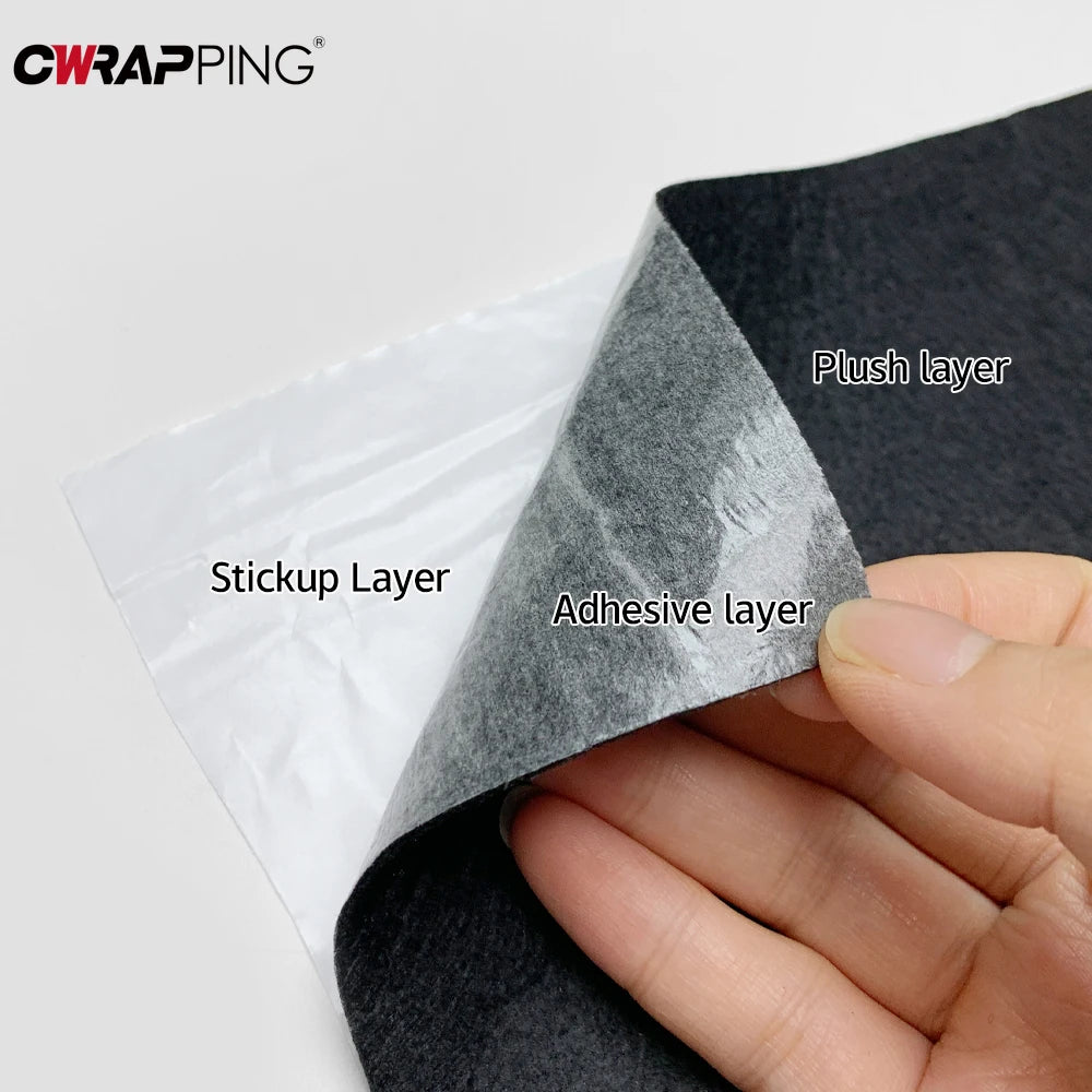 Car Lining Carpet Felt DIY Self Adhesive Non-Woven Fabric Subsidy Renew Felt Carpet Interior Repair Stickers for Cars 50x100cm