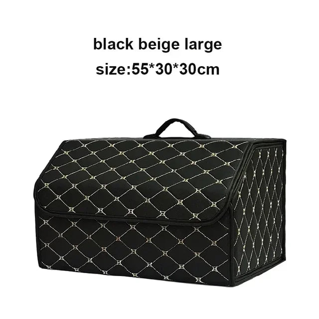 Multipurpose Collapsible Car Trunk Storage Organizer With Lid Portable Car Storage Bag Car Trunk Organizer