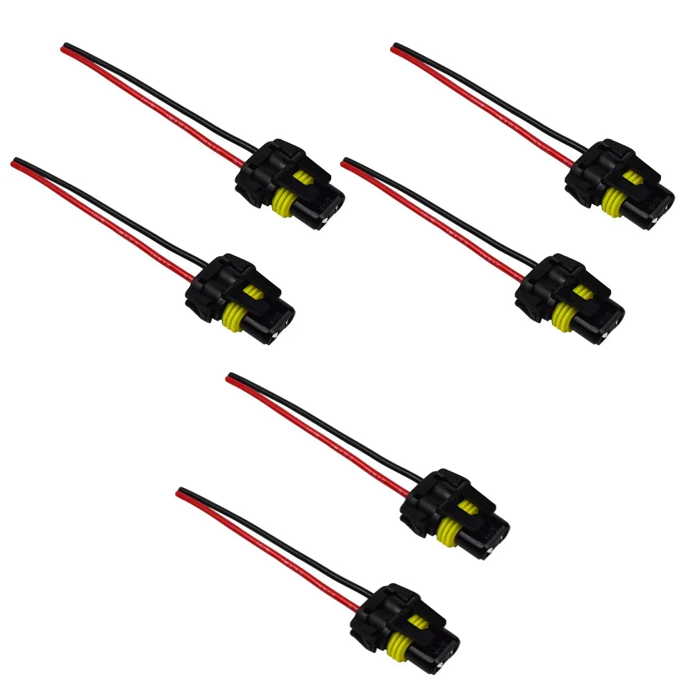 2-10Pcs 9005 HB3 9006 HB4 Female Adapter Wiring Harness Sockets Wire Connector for Headlight Fog Lights