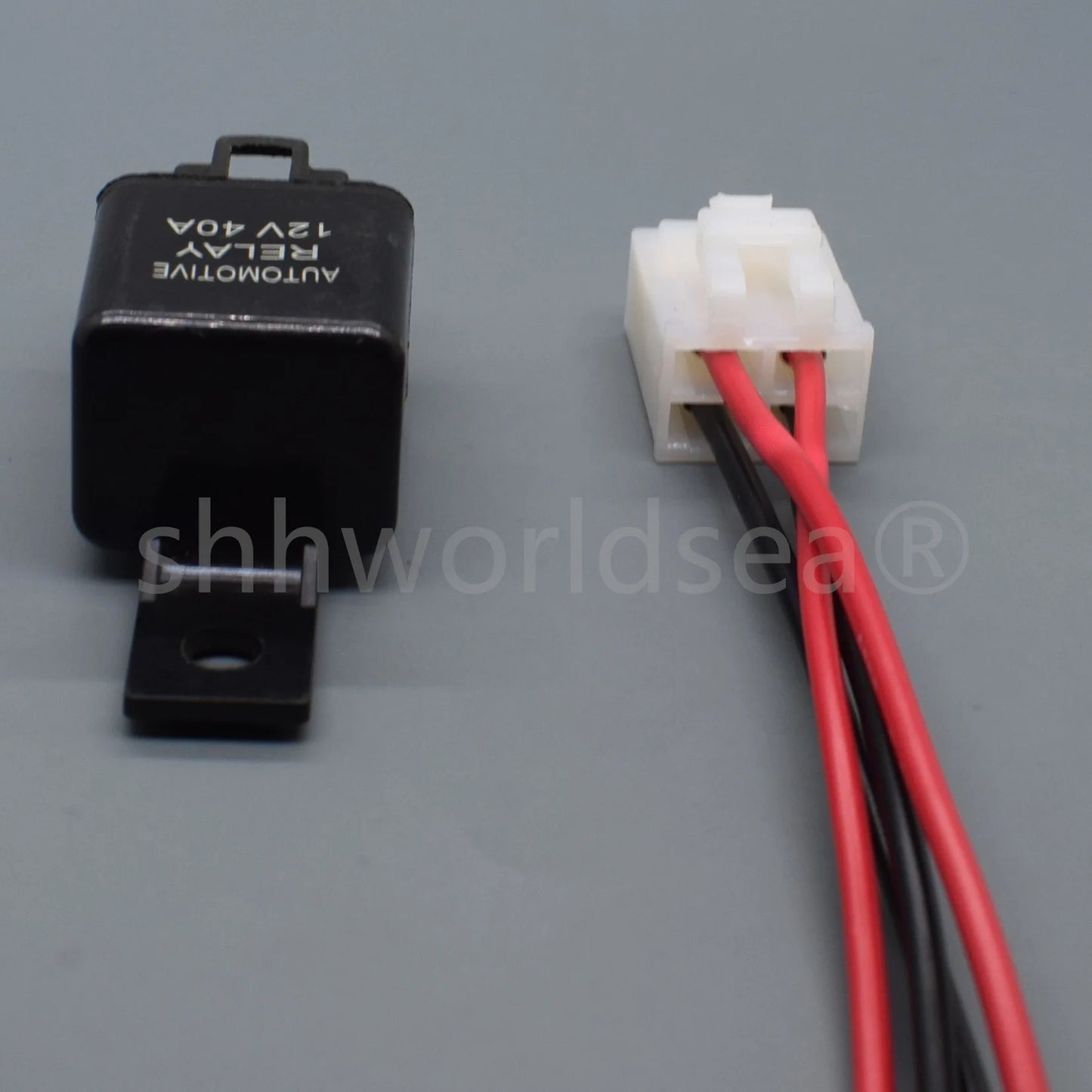 shhworldsea 1pcs Automotive air conditioning relay 12V/24V40A new energy plastic shell four plug air conditioning general relay