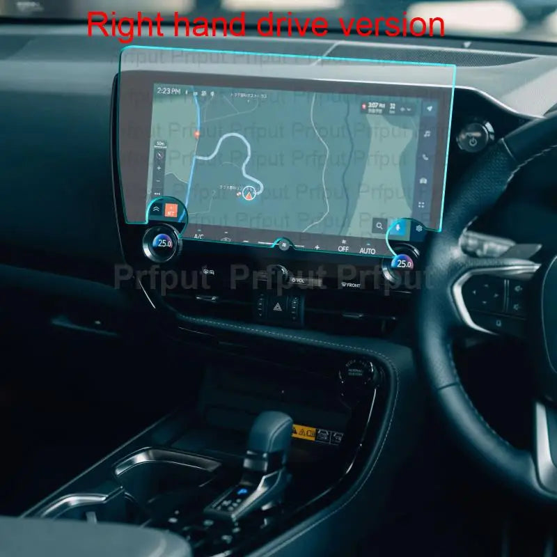 Tempered glass film protector For Lexus NX NX450H NX350 NX250 NX350H 2022 car radio gps Auto  infotainment Screen Sticker