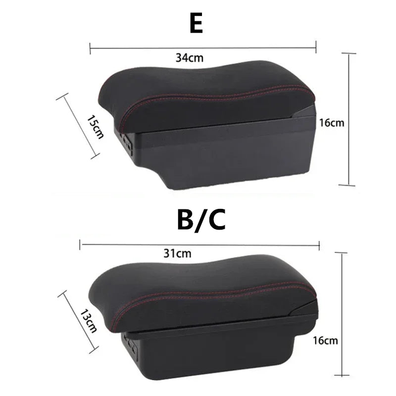 For Honda Civic 7 Generation Armrest Box Central Store Content Car-styling Decoration with Cup Holder USB Accessories