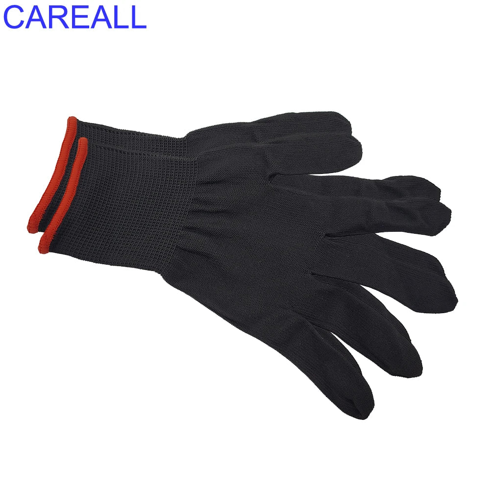 CAREALL 12 Pairs Wrap Gloves Window Film Tint Vinyl Applicator Tool Anti-Static Auto Nylon Labour Work Gloves