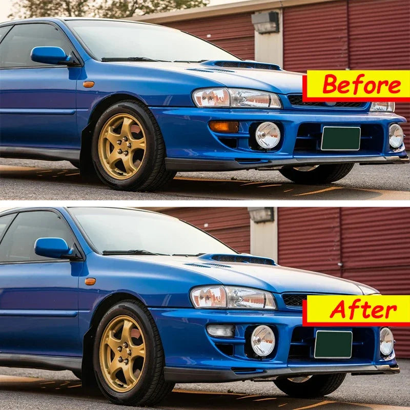 For 1999 2000 2001 Subaru Impreza Amber / Smoked / Clear Lens Car Front Bumper Turn Signal Light Cover Shells Kit No Bulb/Socket