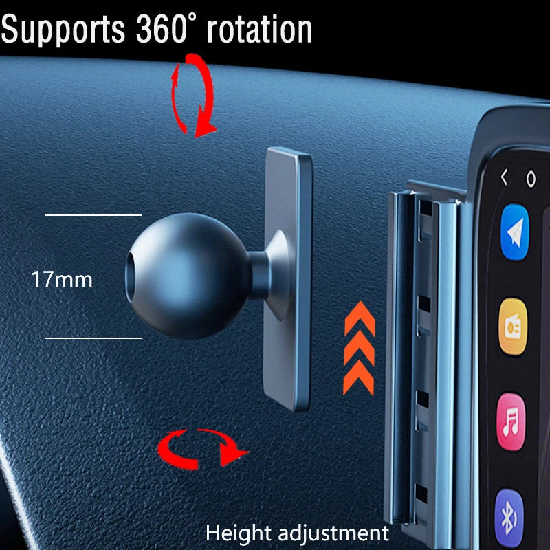 For Hyundai Sonata LF 2015 2016 2017 2018 2019 Magnetic Car Phone Holder 15W Wireless Charging Phone Stand MagSafe Base