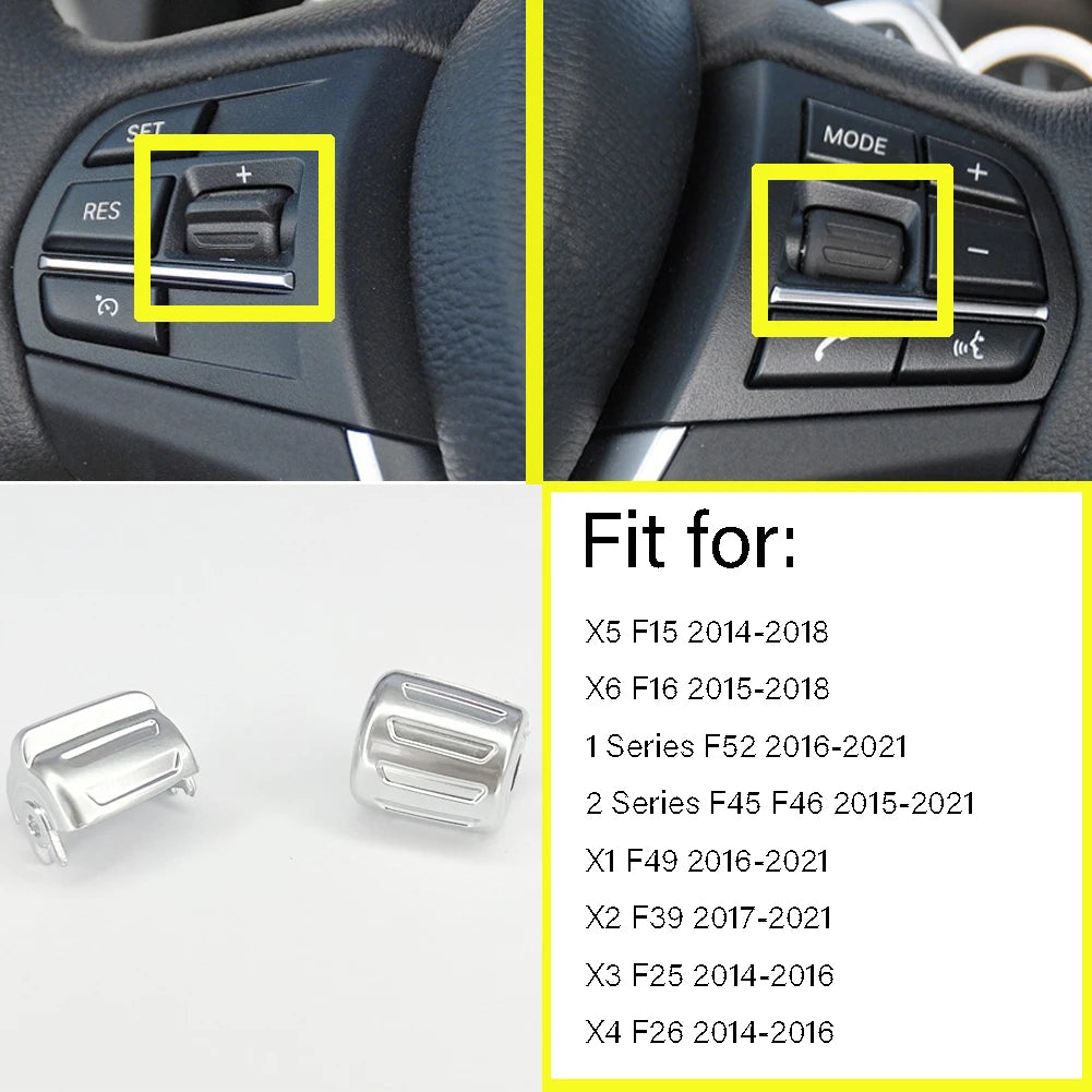 Black Car Multi-function Steering Wheel Control Knob Button For BMW 3 4 5 GT 6 7 Series F30 F35 F34 F36 F10 F11 F12 F07 F01 F02