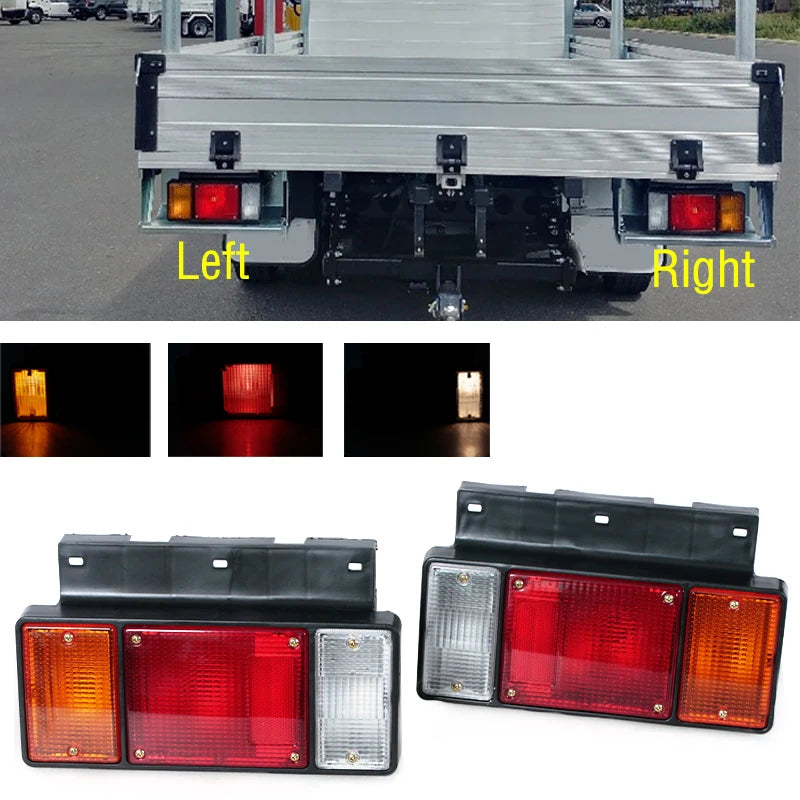 Car Rear Bumper Tail Light Brake Stop Reverse Lamp Taillight Taillamp For Isuzu NPR ELF NKR NHR NLR 1987-2022 Truck