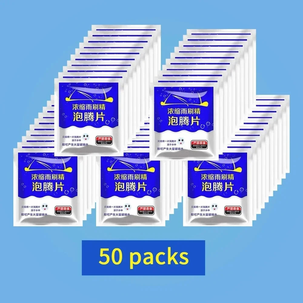 Car Windshield Glass Concentrated Washer Tablets Car Effervescent Washer Fluid Wiper Glass Solid Cleaning Tablets for Car Window