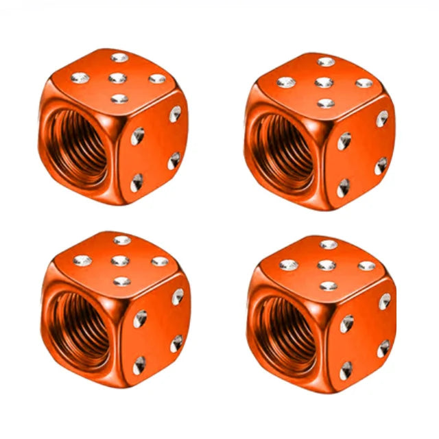 4 Pcs Aluminum Car Tire Valve Caps Hex Alloy Tyre Valve Airtight Cover Waterproof Dust For Automobiles Motorcycles Trucks Bikes
