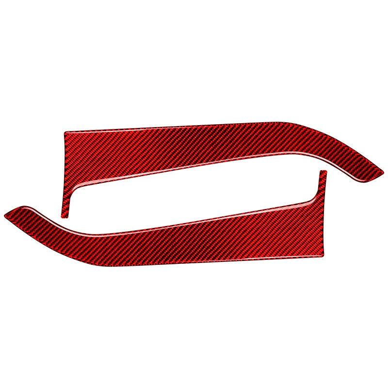 For Ford Mustang GT 2015-2021 Car Accessories Carbon Fiber Interior Car Front Door Panel Trim Stickers Decals Decoration Cover