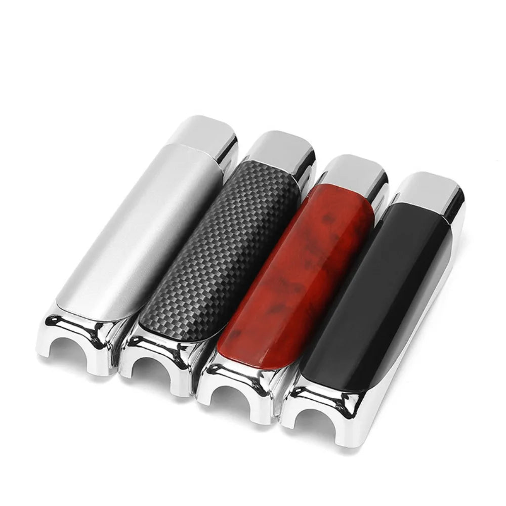 Car Handbrake Grip Protective Cover Fashion ABS Plastic Adhesive Style Durable Handbrake Decorative Cover Auto Accessories