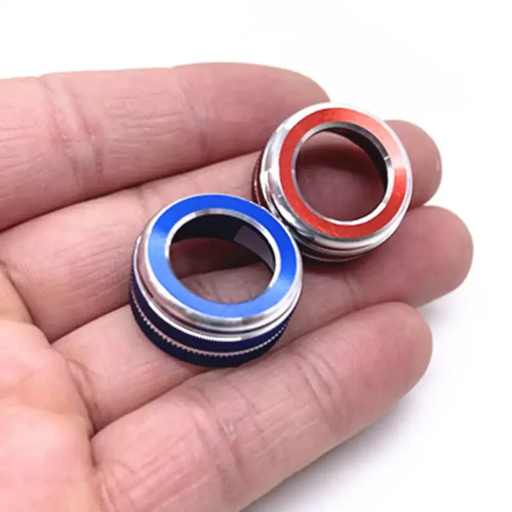 Car Rearview Mirror Knob Trim Cover Rotary ControlSwitch Decoration Aluminum AlloyRings For MG MG6 ZS GT Roewe i6/ei6/i6plus/RX5