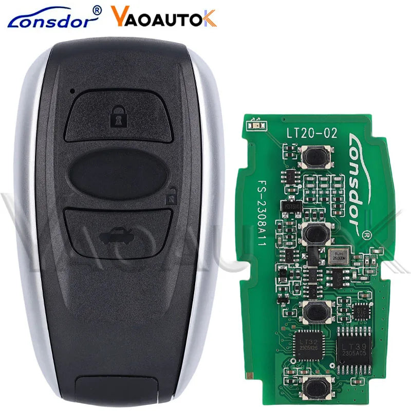 Lonsdor Smart Remote Key For Subaru LT20-02EN 5801 7000 Impreza Fit K518 KH100+ STI WRX Legacy Outback Forester Ascent Crosstrek