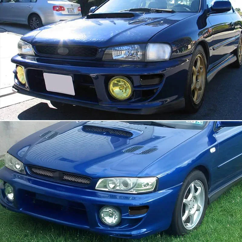 For 1999 2000 2001 Subaru Impreza Amber / Smoked / Clear Lens Car Front Bumper Turn Signal Light Cover Shells Kit No Bulb/Socket