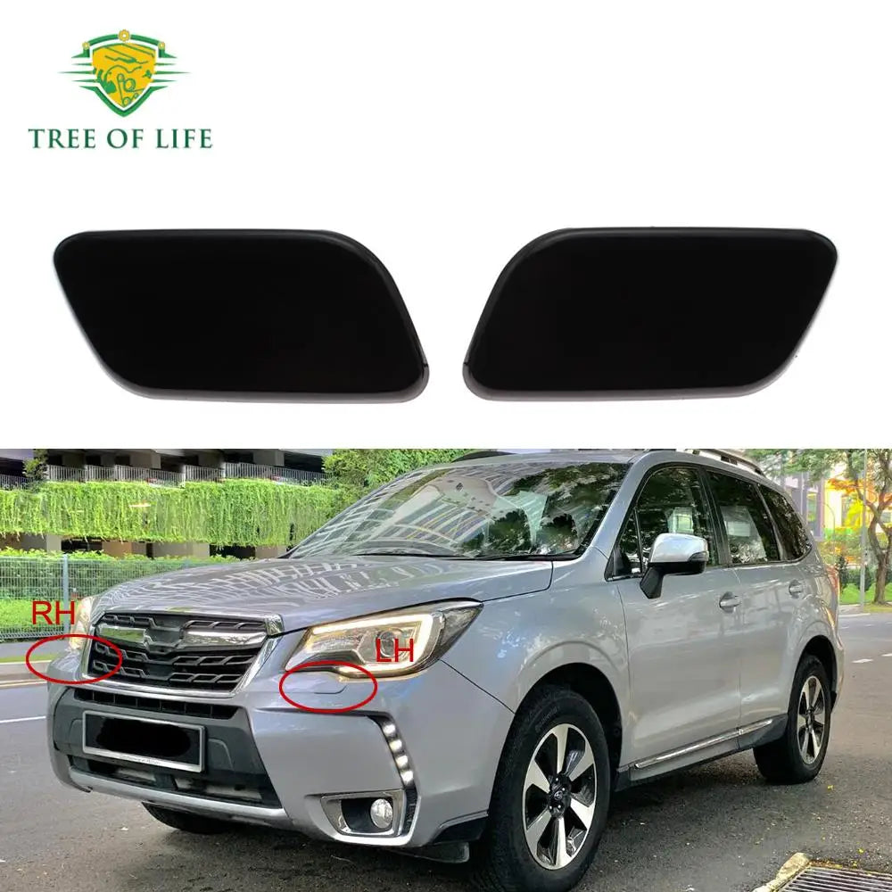 For Subaru Forester SJ 2016-2018 Sport Model Highly Equipped Front Headlight Washer Nozzle Cover Headlamp Water Spray Jet Cap