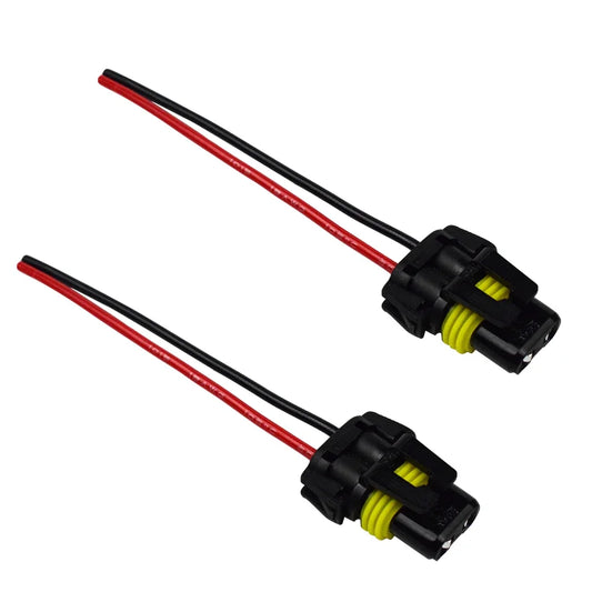 2-10Pcs 9005 HB3 9006 HB4 Female Adapter Wiring Harness Sockets Wire Connector for Headlight Fog Lights