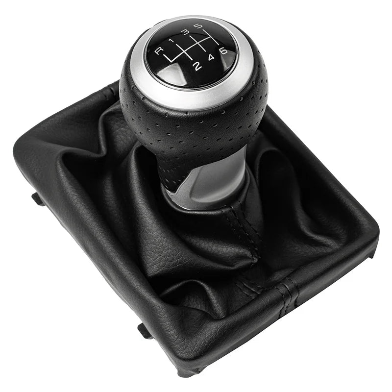 For Audi A6 C6 2004 2005 2006 2007 2008 2009 2010 2012 Gear Shift Knob Gaitor Boot Lever Pen Replacement Car Accessories Parts