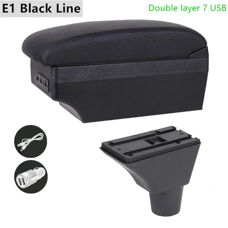 For Honda Civic 7 Generation Armrest Box Central Store Content Car-styling Decoration with Cup Holder USB Accessories
