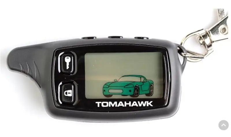 Tw 9010 Russian/English version for Original Russia two way car alarm system tomahawk tw9010, LCD Remote Control Key Fob tw-9010