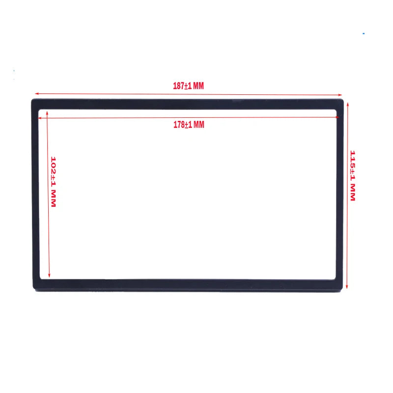 Universal 2 Din 100 MM/3.94 Inch Frame Car Radio MP5 Player Installation Accessories Automobile Interior Multimedia Accessory