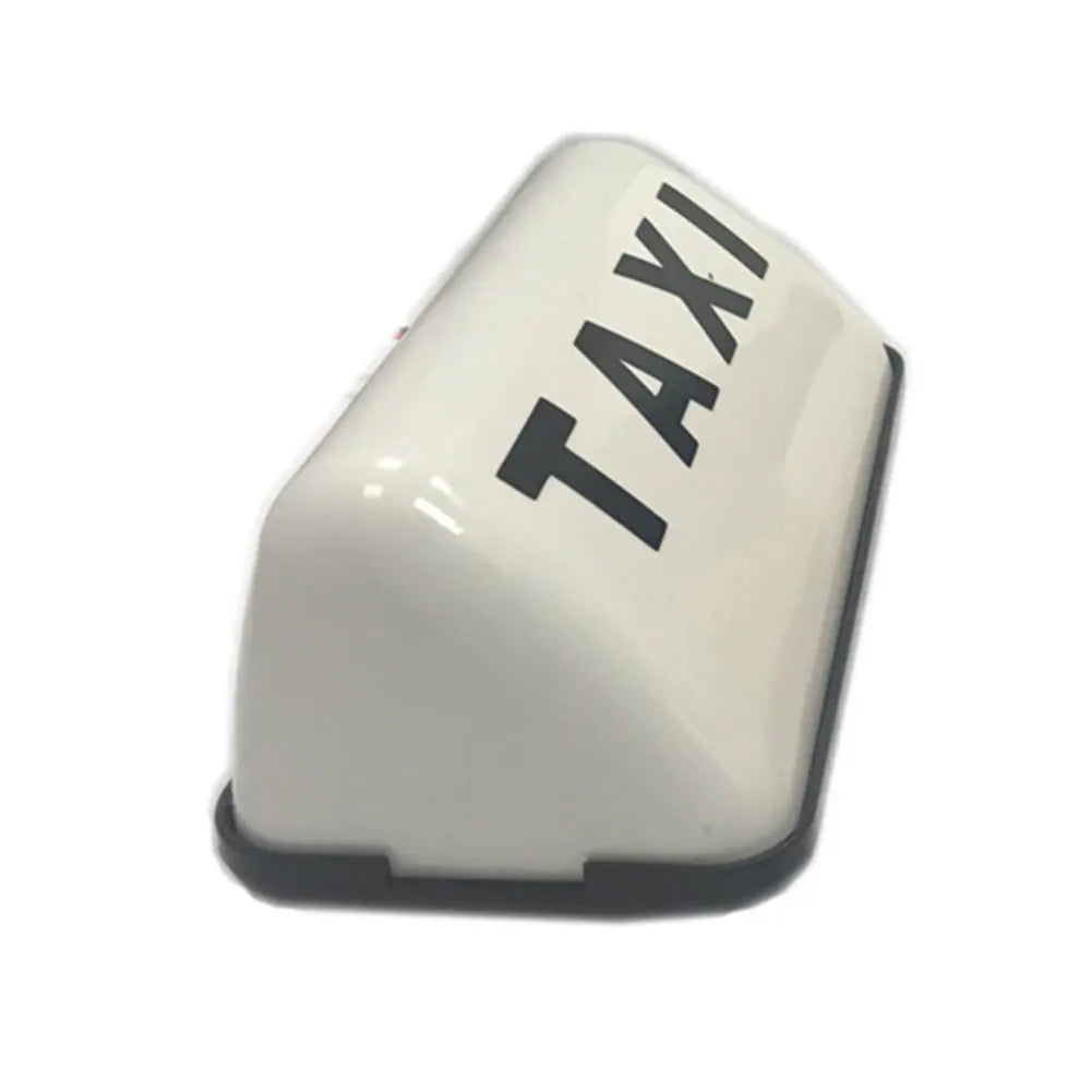12V Fashion Taxi Sign Light with Adhesive Base Taxi Top Light 3W Roof Taxi Sign White/Yellow Taxi Dome Light Super Bright