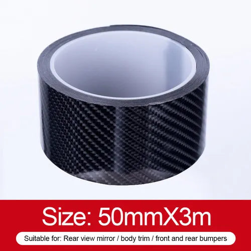 SEAMETAL Car 5D Carbon Fiber Vinyl Wrap Film Black Self Adhesive Car Wrap Foil Anti Scratch Sticker Waterproof Car Accessories