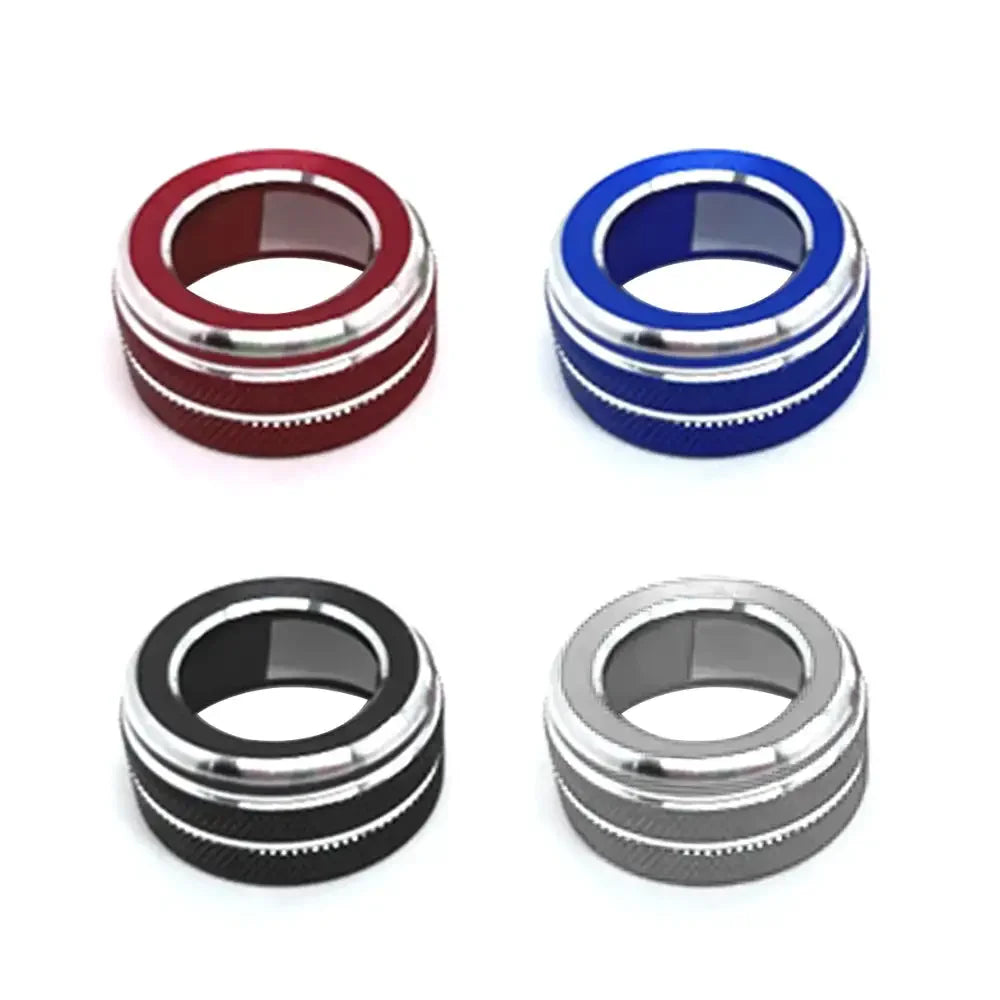 Car Rearview Mirror Knob Trim Cover Rotary ControlSwitch Decoration Aluminum AlloyRings For MG MG6 ZS GT Roewe i6/ei6/i6plus/RX5