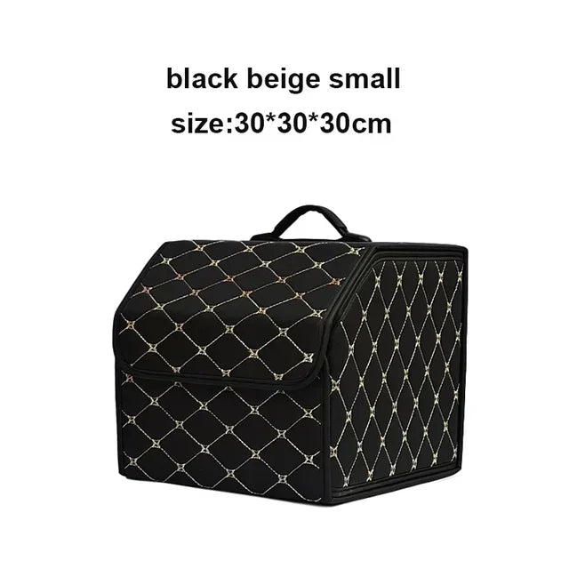Multipurpose Collapsible Car Trunk Storage Organizer With Lid Portable Car Storage Bag Car Trunk Organizer