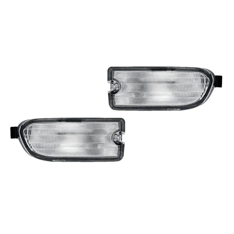 For 1999 2000 2001 Subaru Impreza Amber / Smoked / Clear Lens Car Front Bumper Turn Signal Light Cover Shells Kit No Bulb/Socket