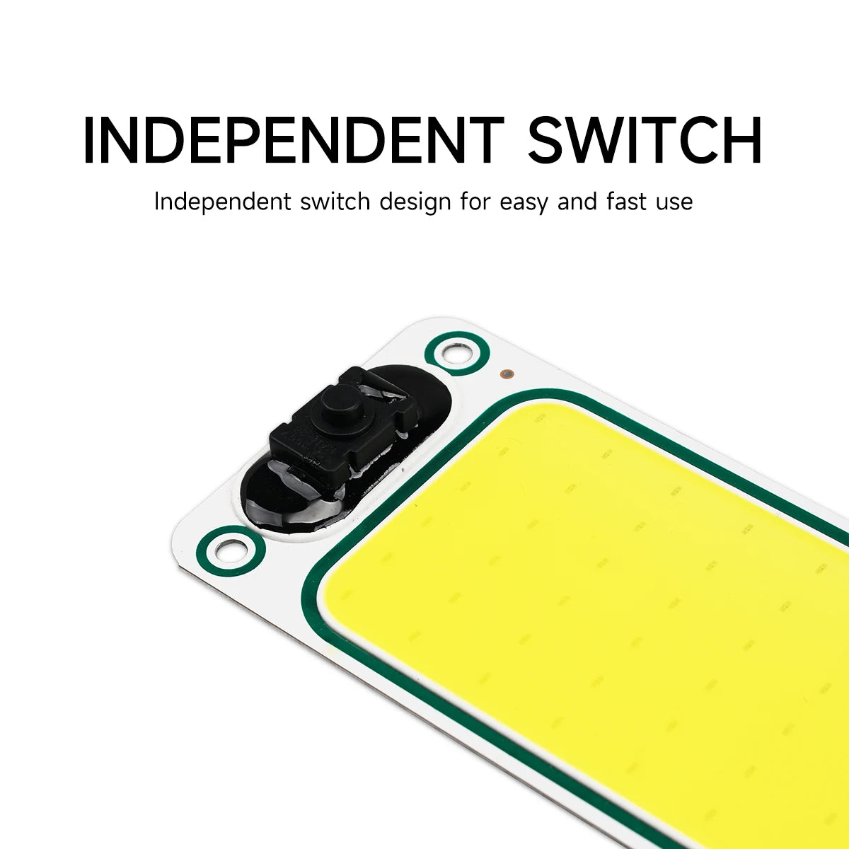 12-24V LED Car Interior Lighting Reading Night Strip Light Interior Light Ceiling Lamp with On Off Switch for Van Lorry Truck