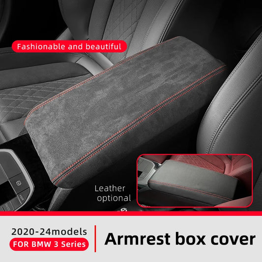 For BMW 3 Series G20 G21 G28 2020 2021 2022 2023 2024 Accessories Interior Leather Protective Cover For Armrest Box 320i 330i