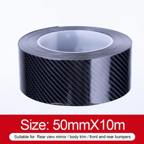 SEAMETAL Car 5D Carbon Fiber Vinyl Wrap Film Black Self Adhesive Car Wrap Foil Anti Scratch Sticker Waterproof Car Accessories