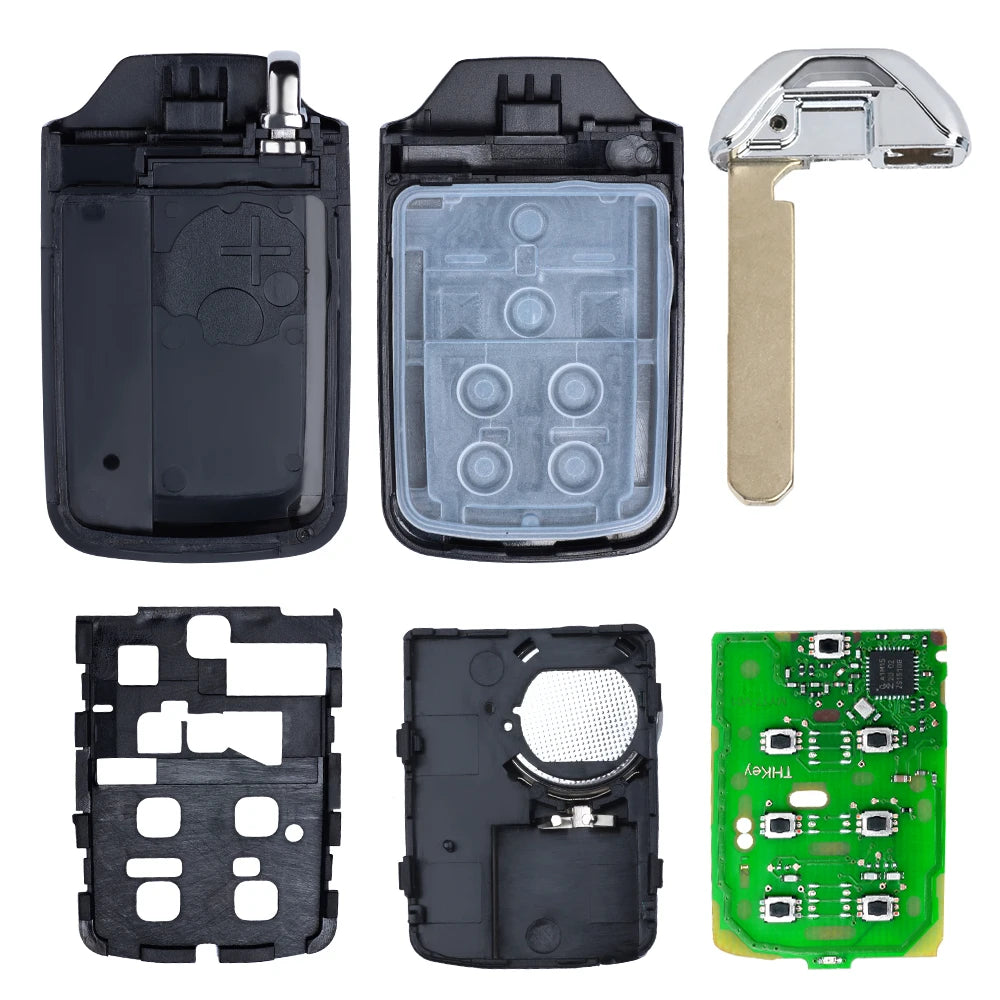KEYECU KR5V2X 433MHz ID47 Original Chip Promixity Car Remote Control Key For Honda Fit City Greiz Jazz XRV Venzel HRV CRV