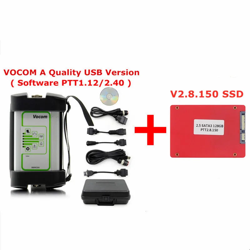 Best ForVolvo 88890300 Vocom Interface Truck Diagnostic Tool Calibrate & Programming For UD/Mack/Renault Vocom Online Update