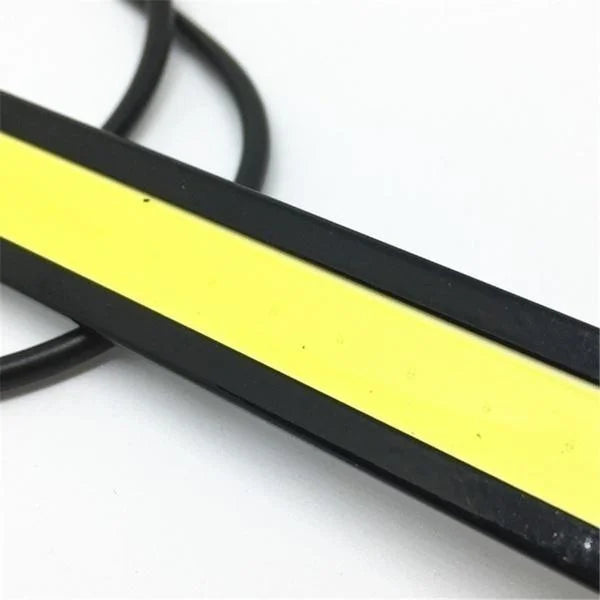 10PCS 17CM LED DRL Waterproof Driving Daytime Running Lights Strip 12V COB LED Car Aluminum Stripes Lights