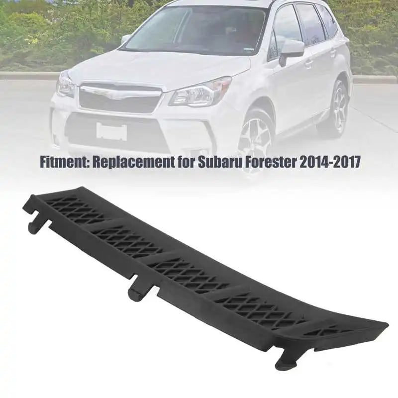 1pc Car Front Bumper Grille Molding Side Cover Trim Black ABS Replacement for Subaru Forester 2014 2015 2016 2017