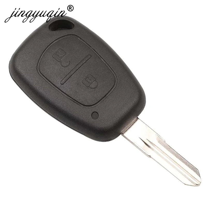 jingyuqin 10pcs/lot Car Remote Key Suit for Renault CLIO SCENIC KANGOO PCF7946 Chip 433MHZ Ne72 VAC102 Blade 2 Button FCB Key
