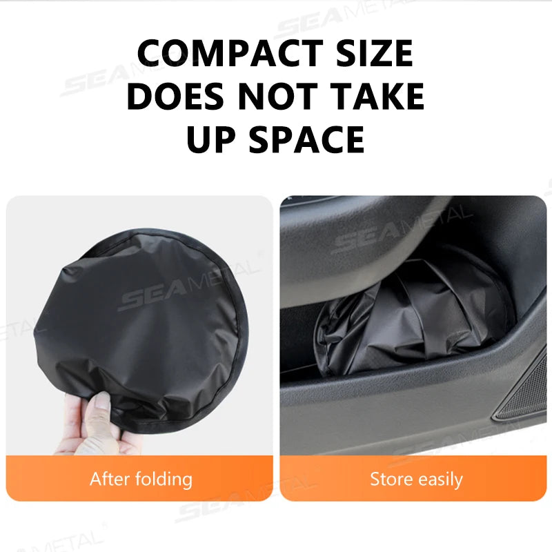 SEAMETAL Electrostatic Sun Visor for Car Side Window 4-Layer Sun Shade Curtains Anti-Glare UV-Blocker Auto Sun Protection Cover