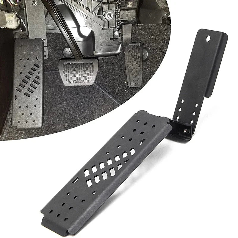 Car Left Foot Rest Pedal Brake Footrest Kick Panel for Jeep Wrangler JL JLU 2018 -2022 & Gladiator JT 2020 2 doors