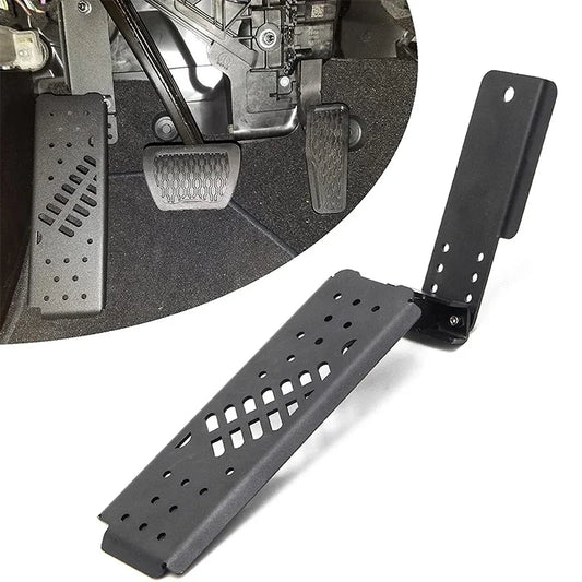 Car Left Foot Rest Pedal Brake Footrest Kick Panel for Jeep Wrangler JL JLU 2018 -2022 & Gladiator JT 2020 2 doors