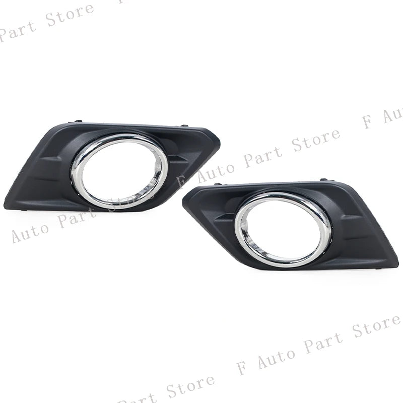 For Nissan X-Trail Xtrail Rogue 2014 2015 2016 Car Front Bumper Fog Light Lamp Trim Cover Frame Foglight Foglamp Cap Hood