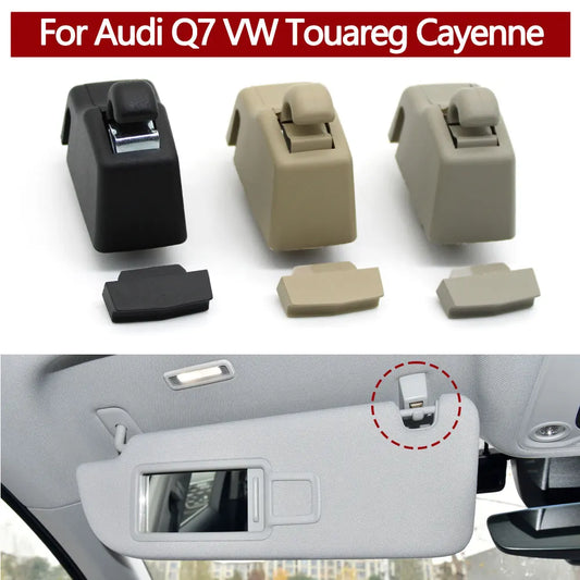 1PC Car Sun Visor Support Retainer Clip Holder Hook Bracket For VW Touareg Audi Q7 Porsche Cayenne 4L0859561 4L0859562
