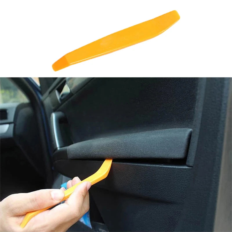 1/4Pcs Car Audio Disassembly Tool Pry Car Radio Door Clip Audio Panel Interior Clip Rocker Crowbar Removal Installer Car Tools