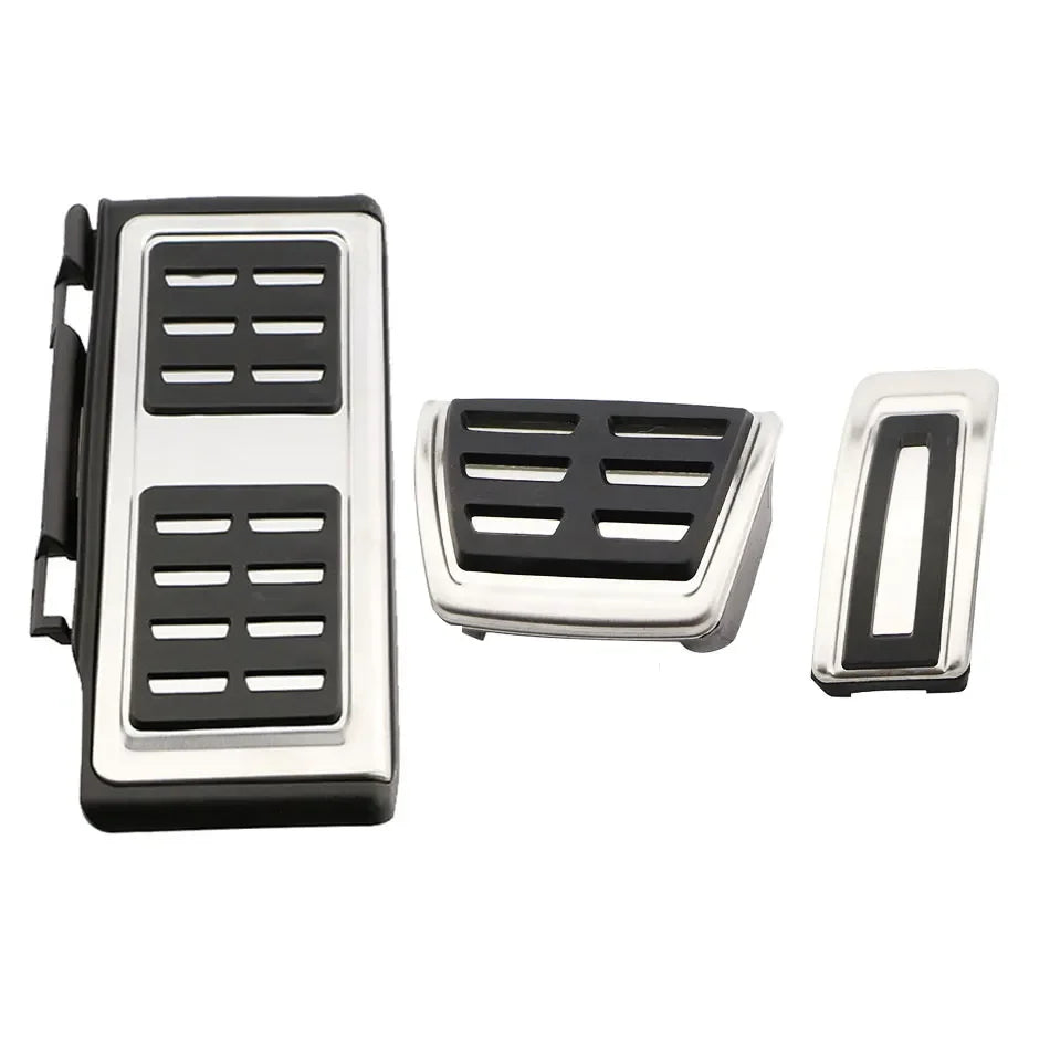 LHD Stainless Steel Car Pedals for Audi Q2 2016 - 2024 A3 8V 2013-2019 Gas Brake Foot Rest Pedal Pad Cover Accessories