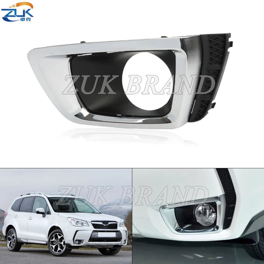 Front Bumper Fog Light Cover Car Lamp Hood Foglight Foglamp Decoration Trim Shell For Subaru Forester Sport XT 2014 2015 2016